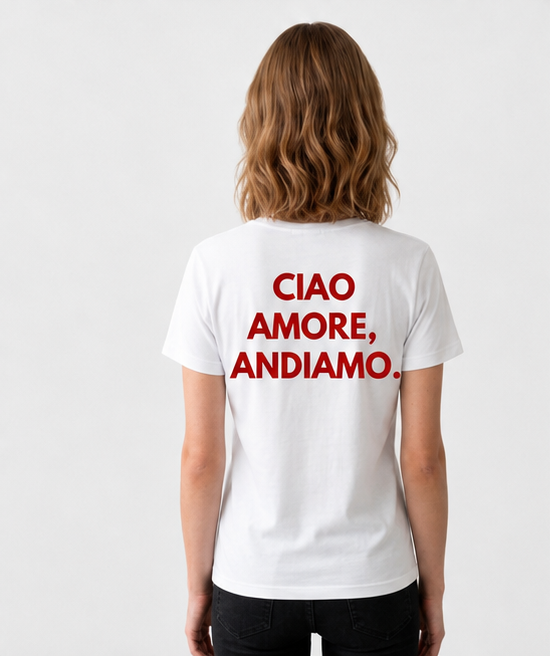 T-Shirt MACHÉRI — Ciao amore, andiamo