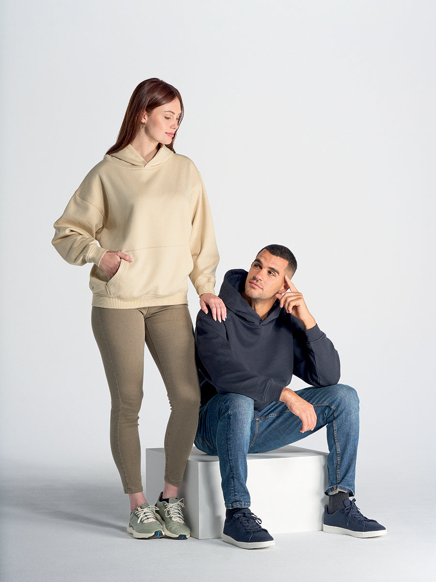 Felpa Over con Cappuccio Unisex