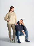 Felpa Over con Cappuccio Unisex